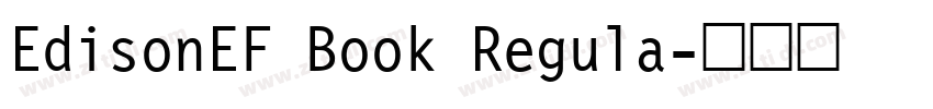 EdisonEF Book Regula字体转换